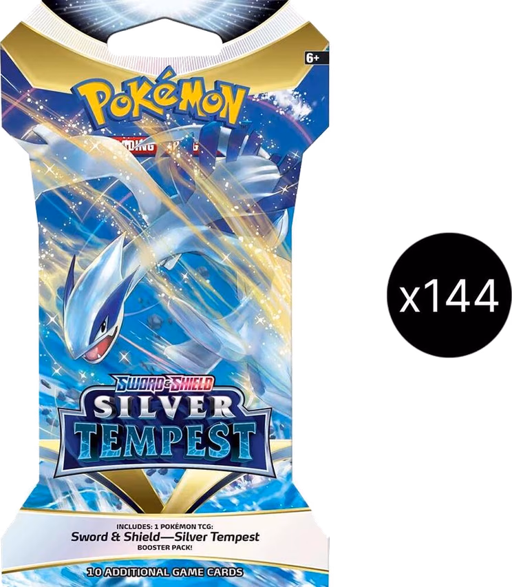 Pokemon Silver Tempest Sleeved Booster Pack Case