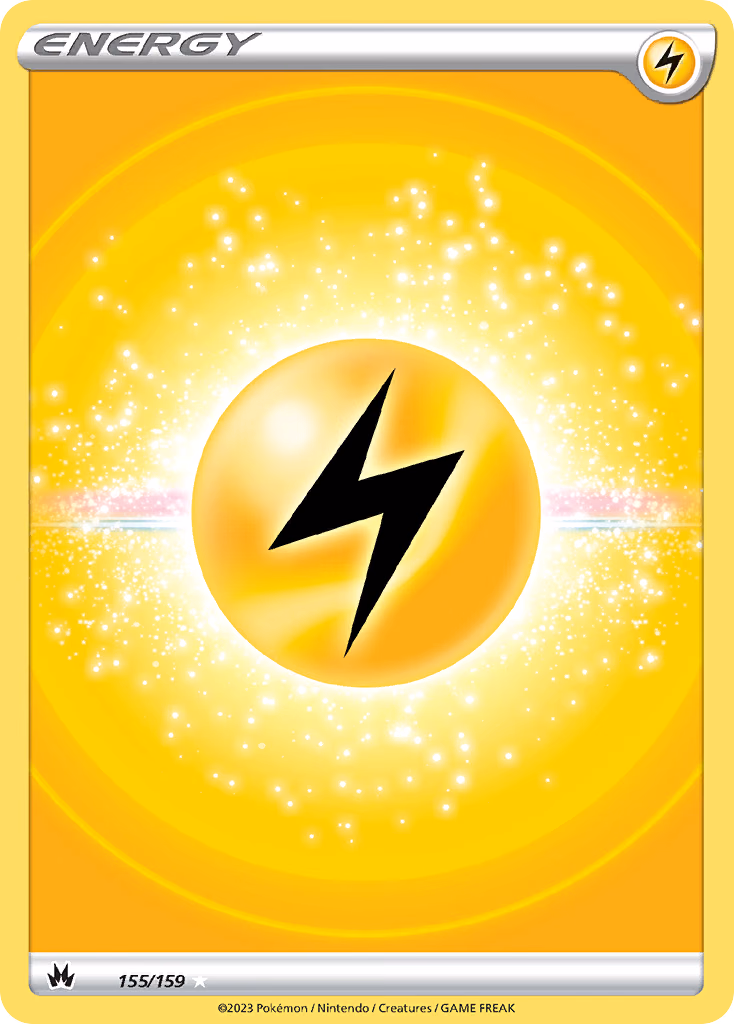 Lightning Energy Pokemon card (155/159, Crown Zenith)