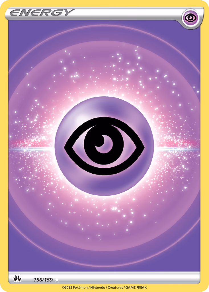 Psychic Energy Pokemon card (156/159, Crown Zenith)