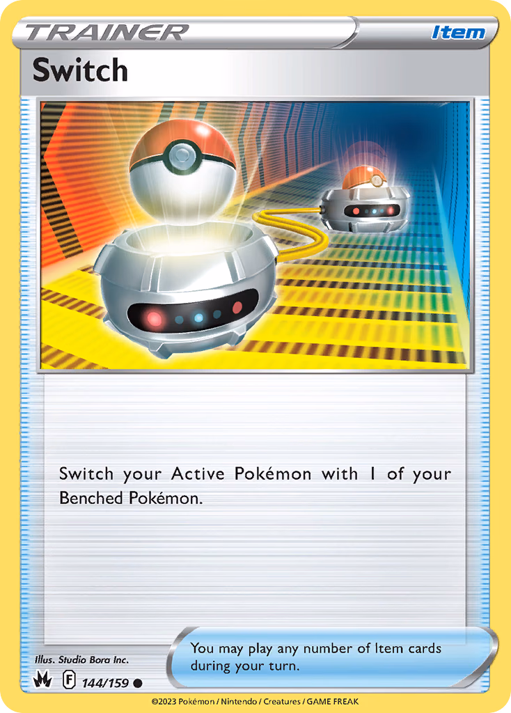 Switch Pokemon card (144/159, Crown Zenith)