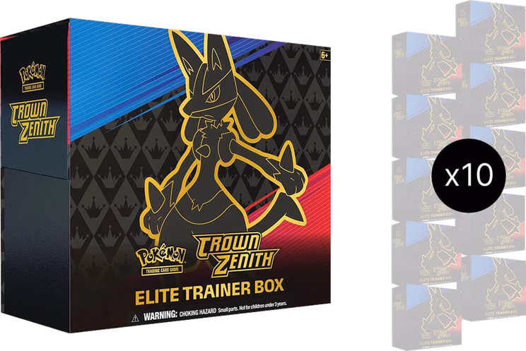 Pokemon Crown Zenith Elite Trainer Box Case