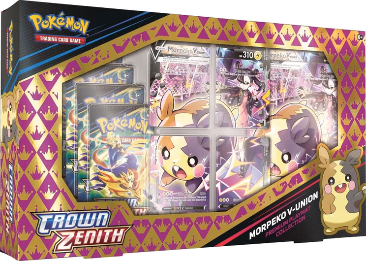 Pokemon Crown Zenith Morpeko V-UNION Playmat Premium Collection