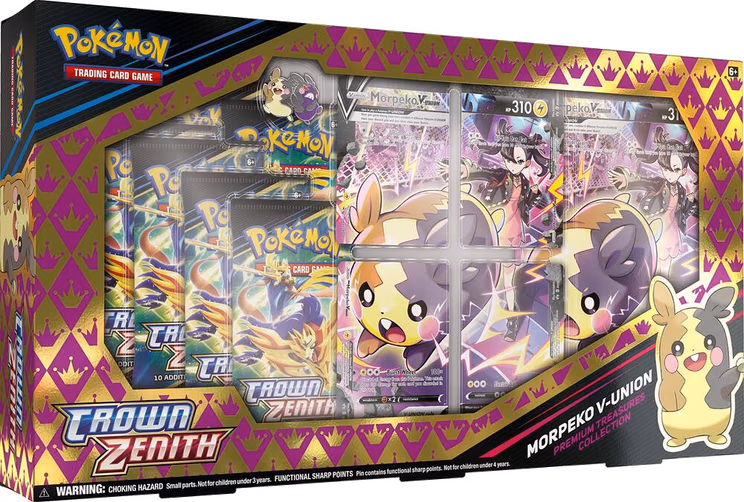 Pokemon Crown Zenith Morpeko V-UNION Premium Treasures Collection