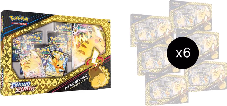Pokemon Crown Zenith Pikachu VMAX Special Collection Case