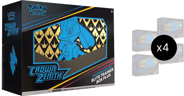 Pokemon Crown Zenith Pokemon Center Elite Trainer Box Plus Case