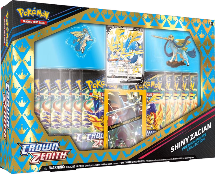 Pokemon Crown Zenith Premium Figure Collection [Shiny Zacian]
