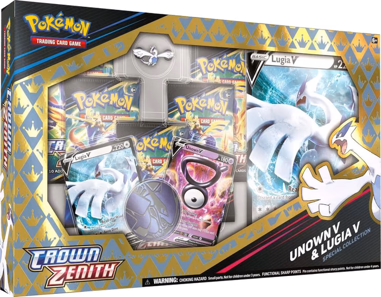 Pokemon Crown Zenith Special Collection [Unown V & Lugia V]