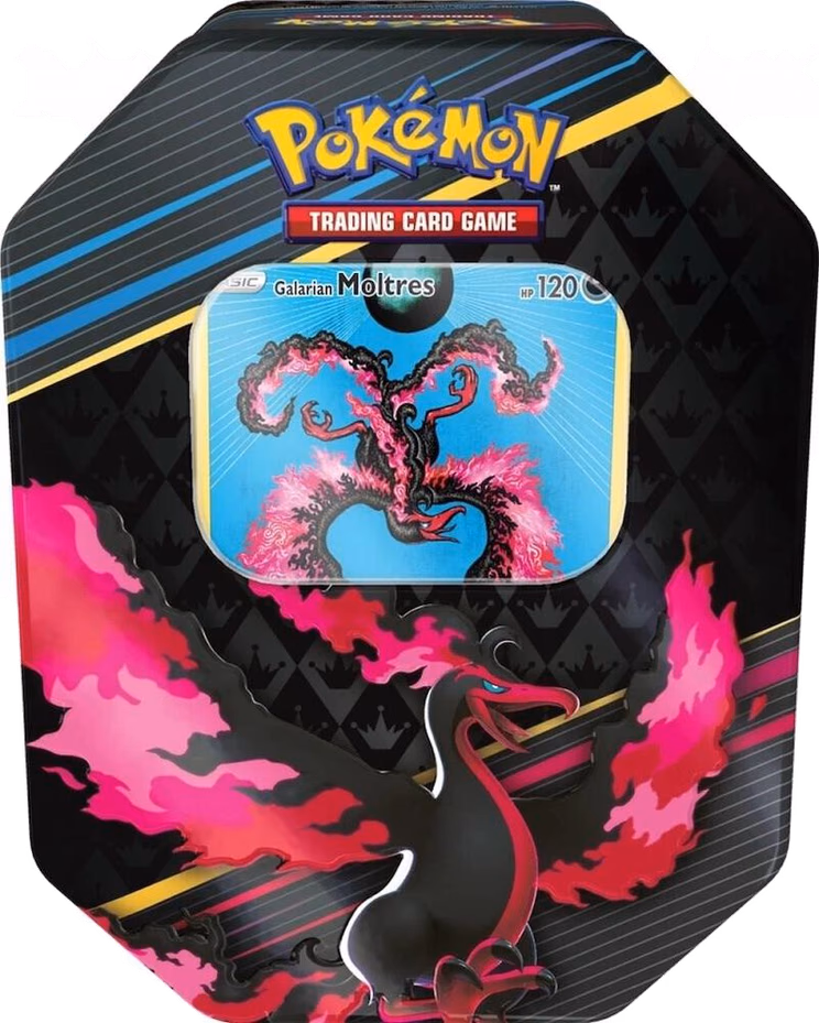 Pokemon Crown Zenith Tin [Galarian Moltres] (International Version)
