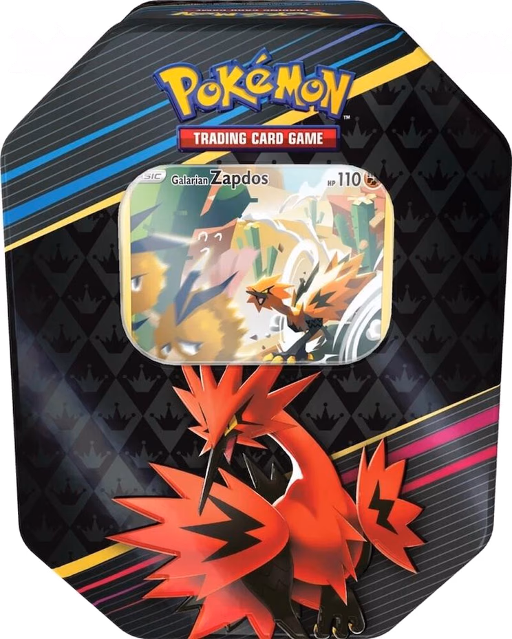 Pokemon Crown Zenith Tin [Galarian Zapdos] (International Version)