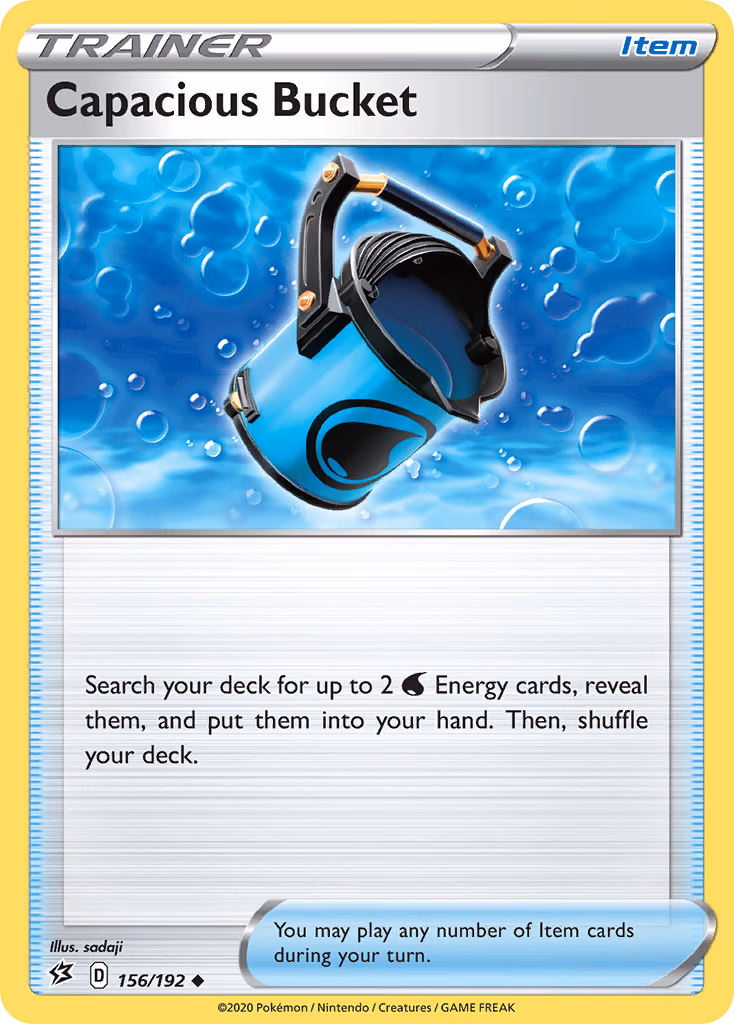 Capacious Bucket Pokemon card (156/192, Rebel Clash)