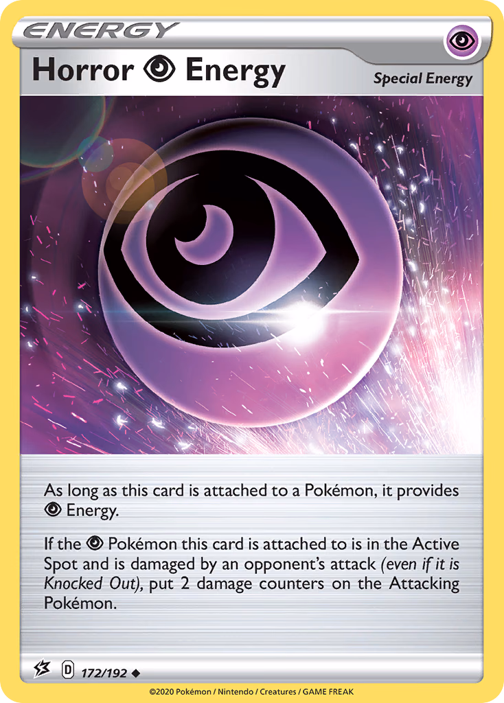 Horror Psychic Energy Pokemon card (172/192, Rebel Clash)