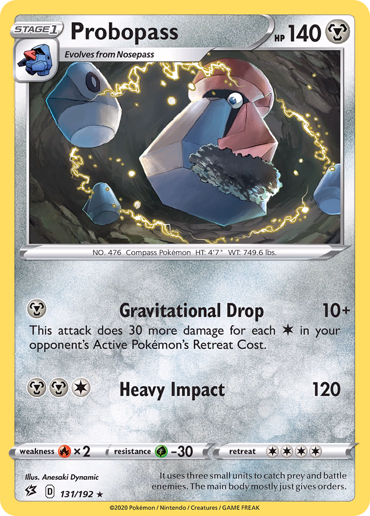 Probopass Pokemon card (131/192, Rebel Clash)