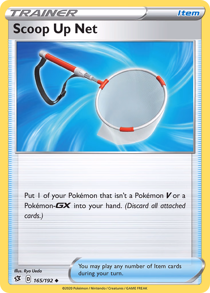 Scoop Up Net Pokemon card (165/192, Rebel Clash)