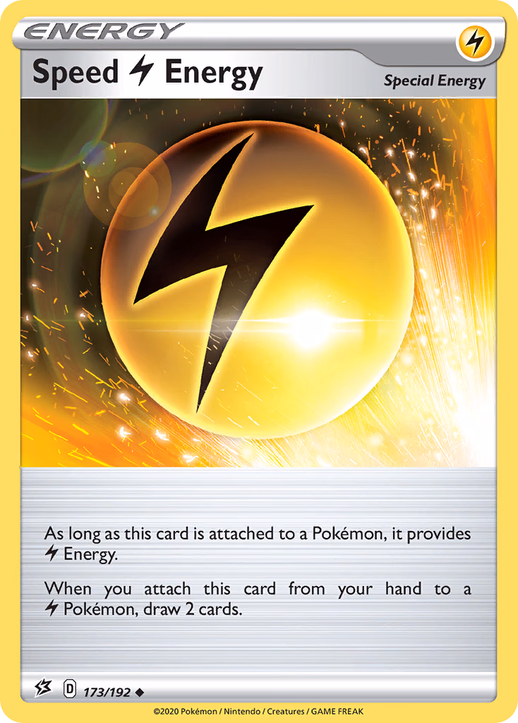 Speed Lightning Energy Pokemon card (173/192, Rebel Clash)