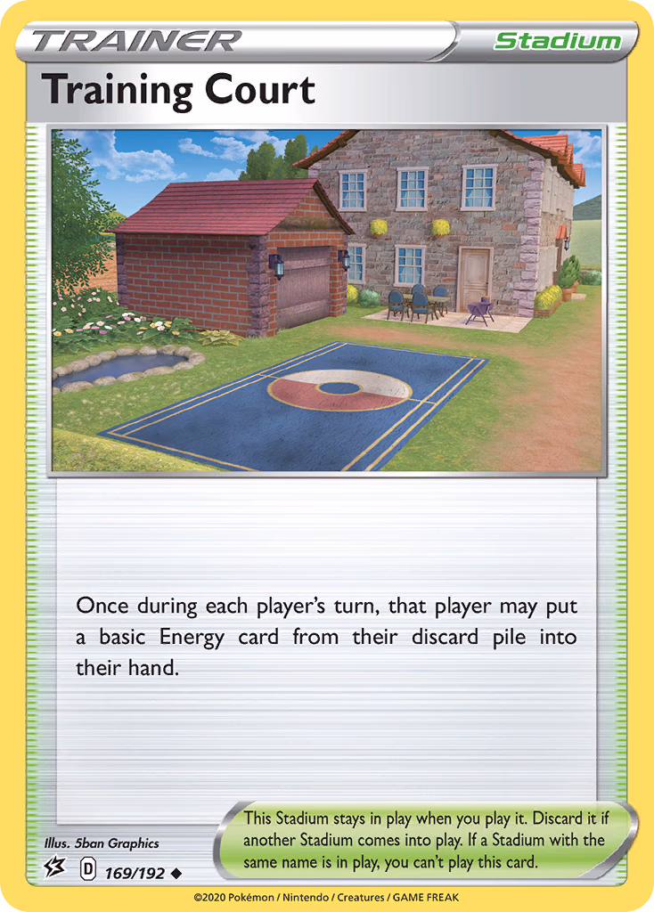 Training Court Pokemon card (169/192, Rebel Clash)