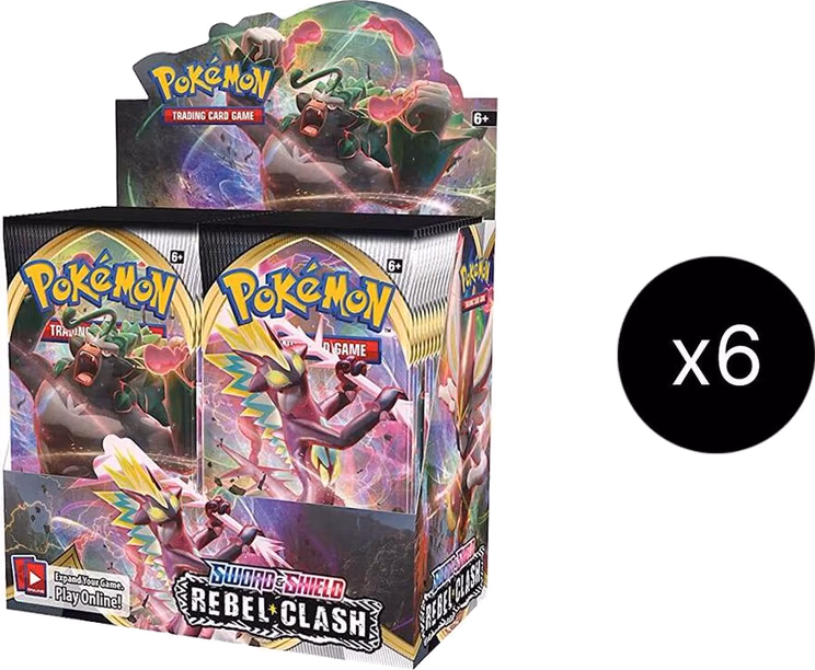 Pokemon Rebel Clash Booster Box Case