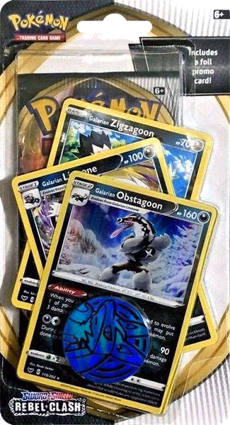 Pokemon Rebel Clash Premium Checklane Blister [Galarian Obstagoon]