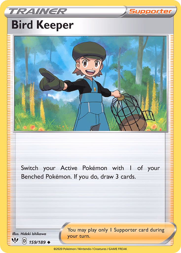 Bird Keeper Pokemon card (159/189, Darkness Ablaze)