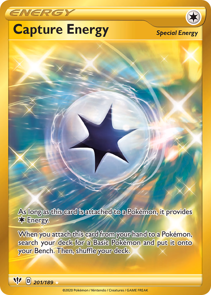 Capture Energy Pokemon card (201/189, Darkness Ablaze)