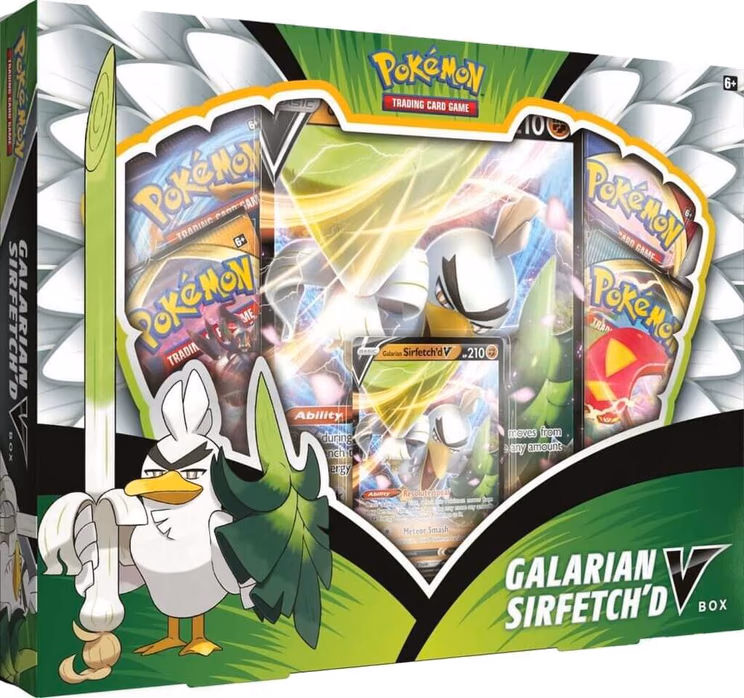 Pokemon Darkness Ablaze Galarian Sirfetch'd V Box