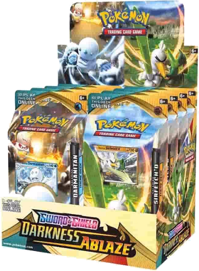 Pokemon Darkness Ablaze Theme Deck Display