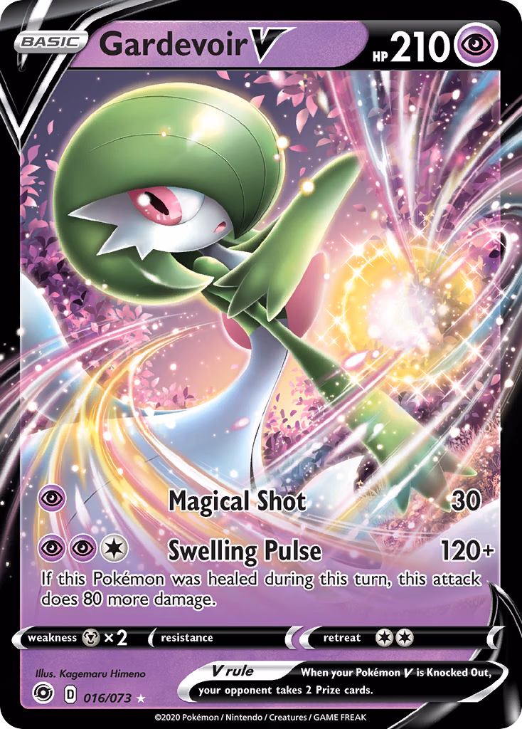 Gardevoir V Pokemon card (016/073, Champion's Path)