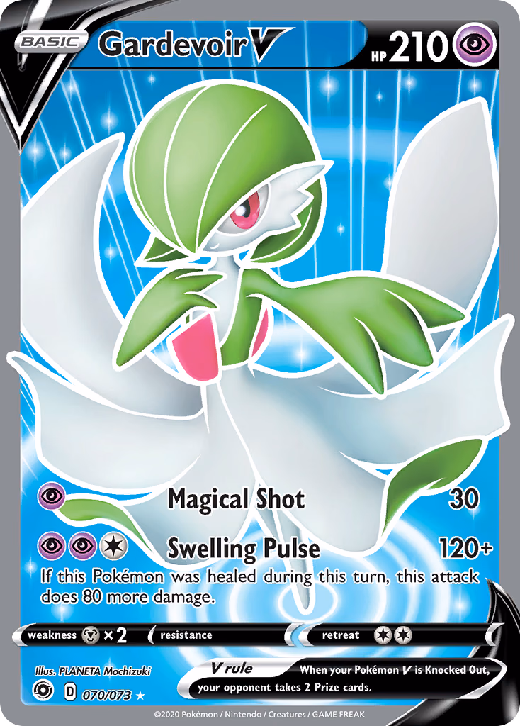 Gardevoir V Pokemon card (070/073, Champion's Path)