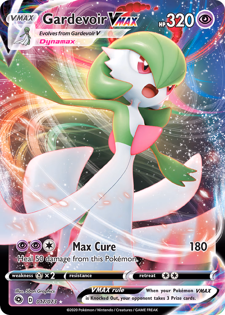 Gardevoir VMAX Pokemon card (017/073, Champion's Path)