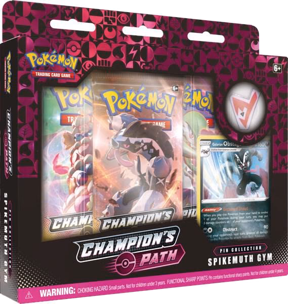 Pokemon Champion's Path Pin Collection [Spikemuth Gym]