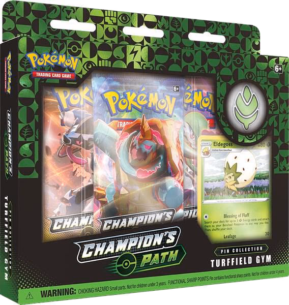 Pokemon Champion's Path Pin Collection [Turffield Gym]