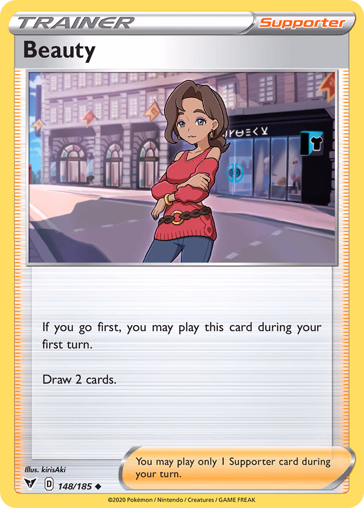 Beauty Pokemon card (148/185, Vivid Voltage)