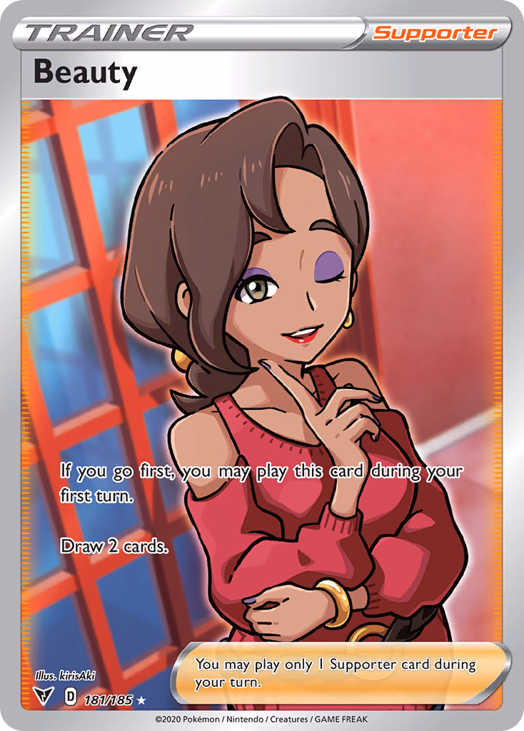 Beauty Pokemon card (181/185, Vivid Voltage)