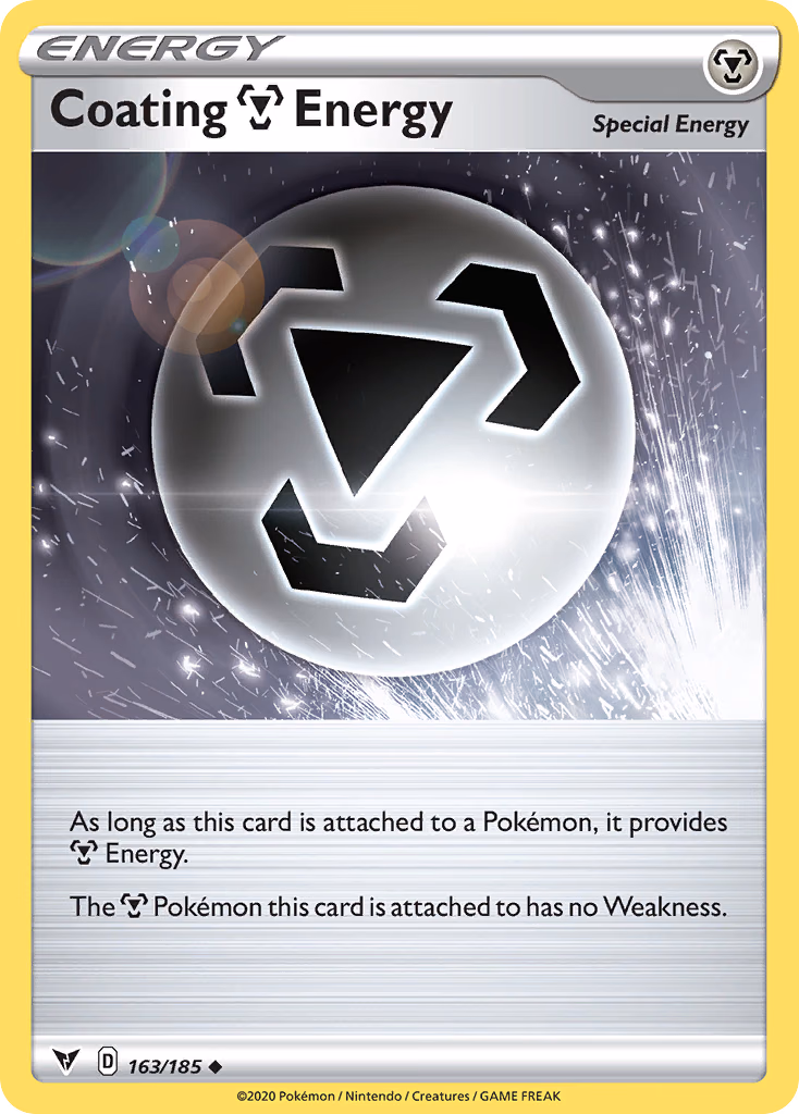 Coating Metal Energy Pokemon card (163/185, Vivid Voltage)