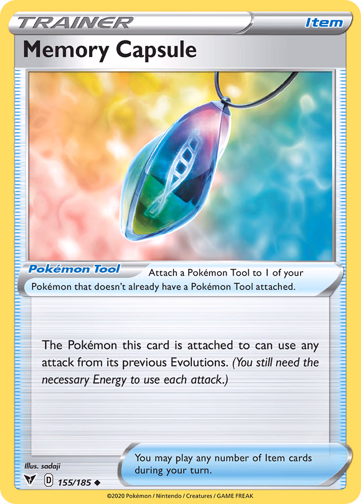 Memory Capsule Pokemon card (155/185, Vivid Voltage)