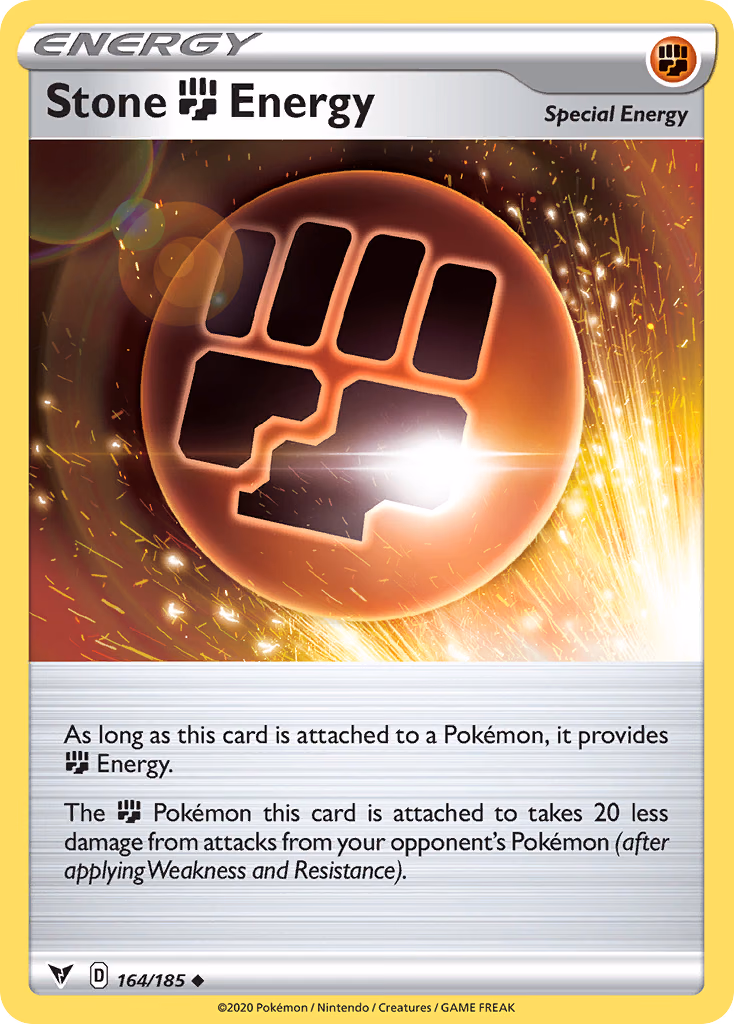 Stone Fighting Energy Pokemon card (164/185, Vivid Voltage)