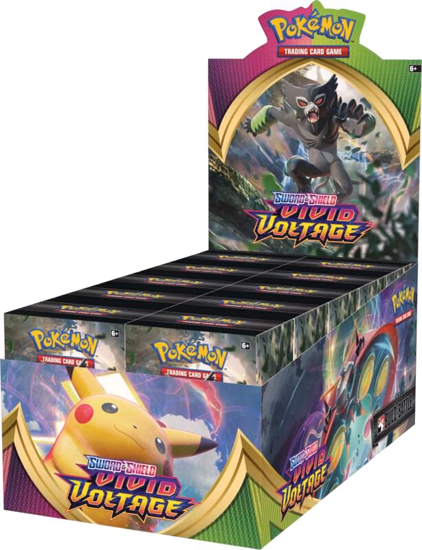 Pokemon Vivid Voltage Build & Battle Box Display