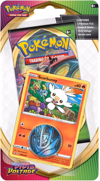 Pokemon Vivid Voltage Single Pack Blister [Scorbunny]