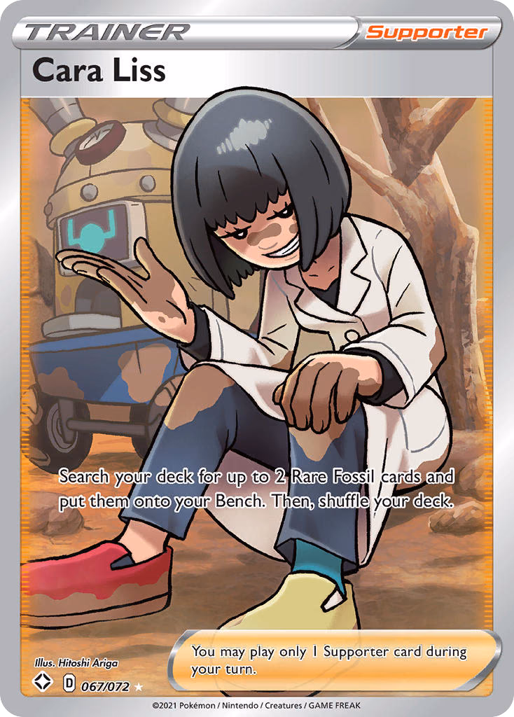 Cara Liss Pokemon card (067/072, Shining Fates)