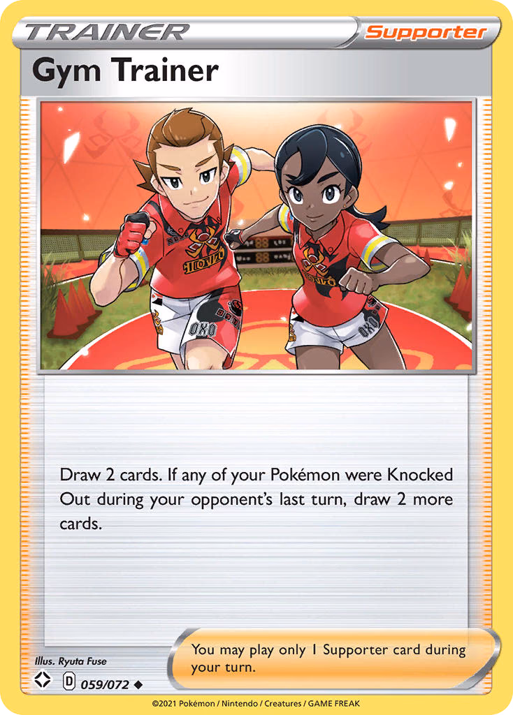 Gym Trainer Pokemon card (059/072, Shining Fates)