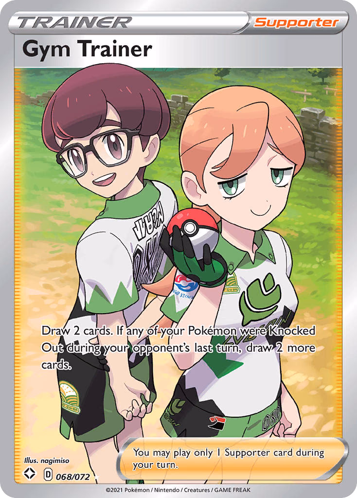 Gym Trainer Pokemon card (068/072, Shining Fates)