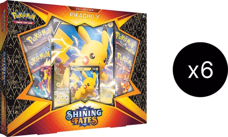 Pokemon Shining Fates Collection Pikachu V Case