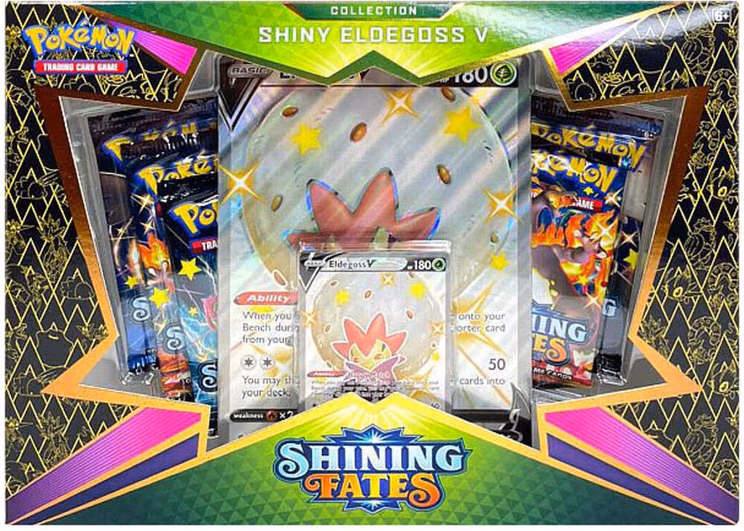 Pokemon Shining Fates Collection [Shiny Eldegoss V]