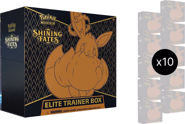 Pokemon Shining Fates Elite Trainer Box Case