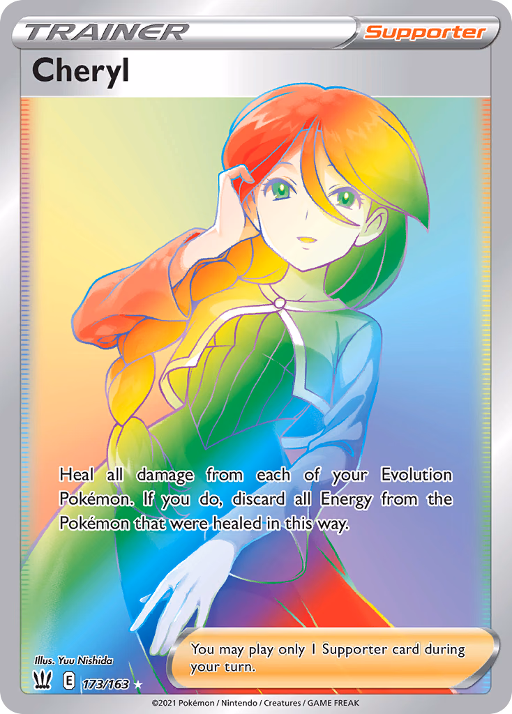 Cheryl Pokemon card (173/163, Battle Styles)