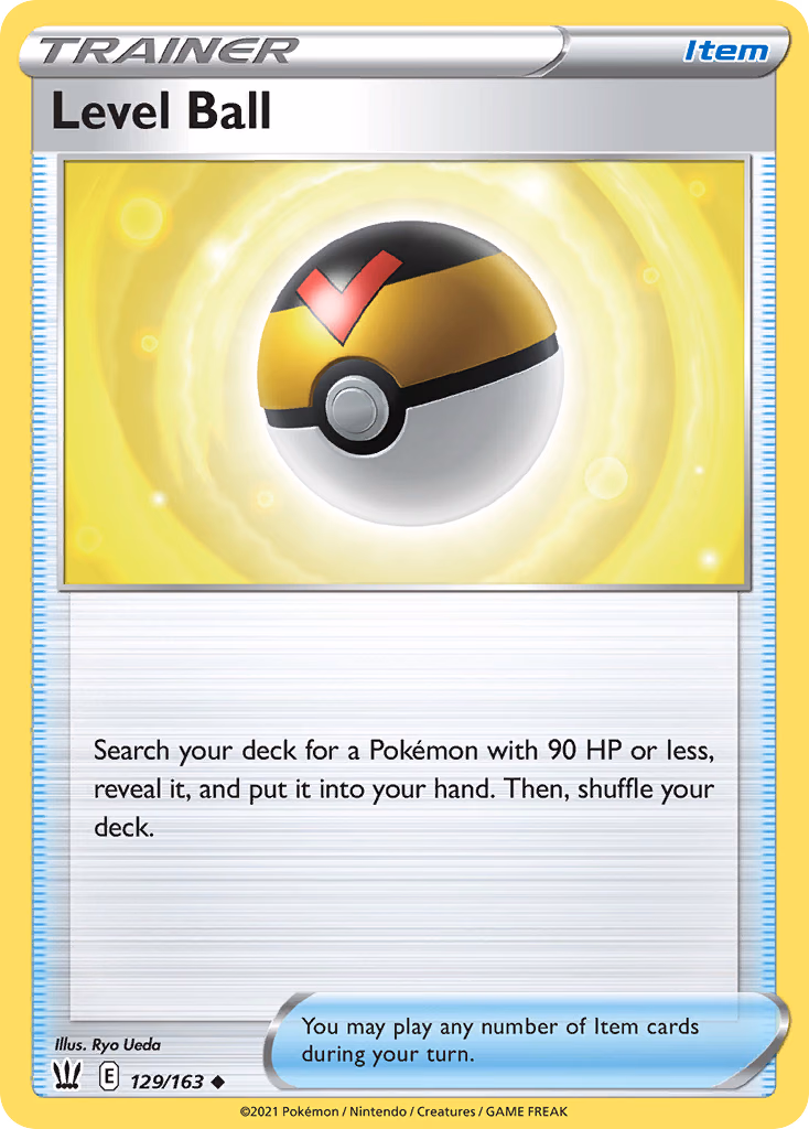 Level Ball Pokemon card (129/163, Battle Styles)