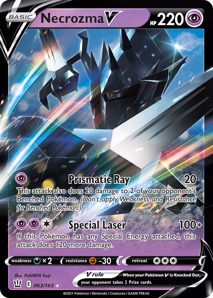 Necrozma V Pokemon card (063/163, Battle Styles)