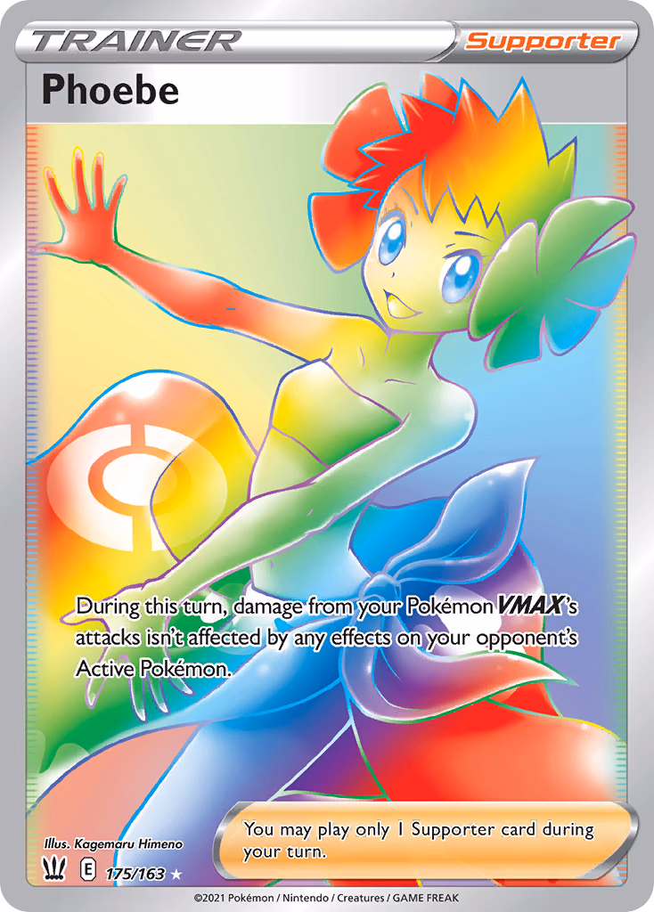 Phoebe Pokemon card (175/163, Battle Styles)