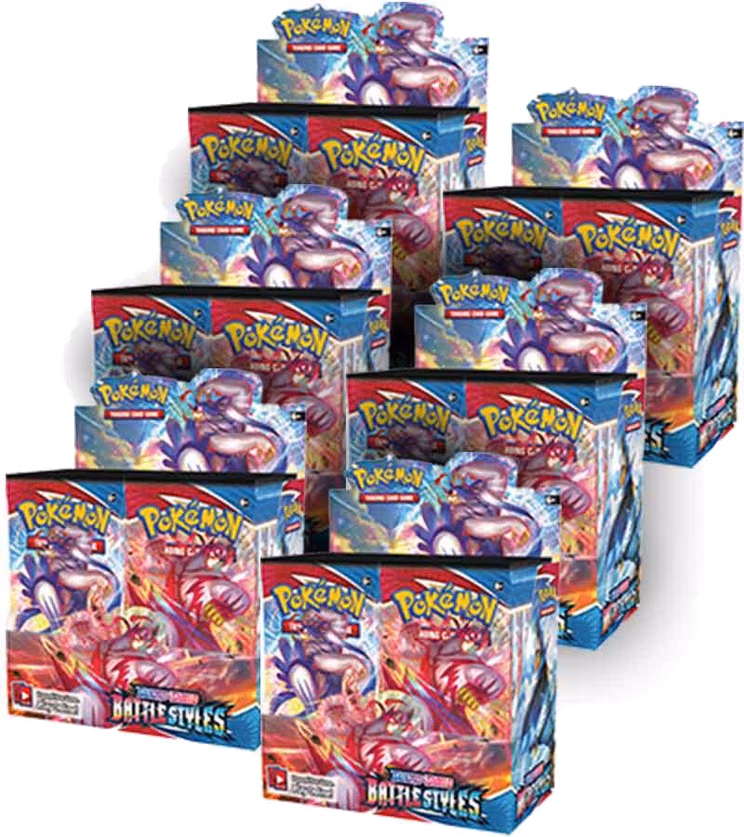 Pokemon Battle Styles Booster Box Case