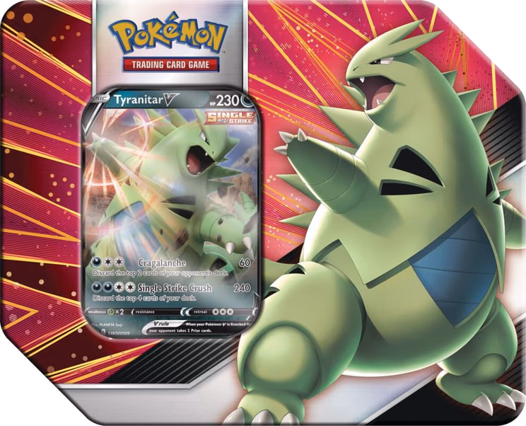 Pokemon Battle Styles V Strikers Tin [Tyranitar V]