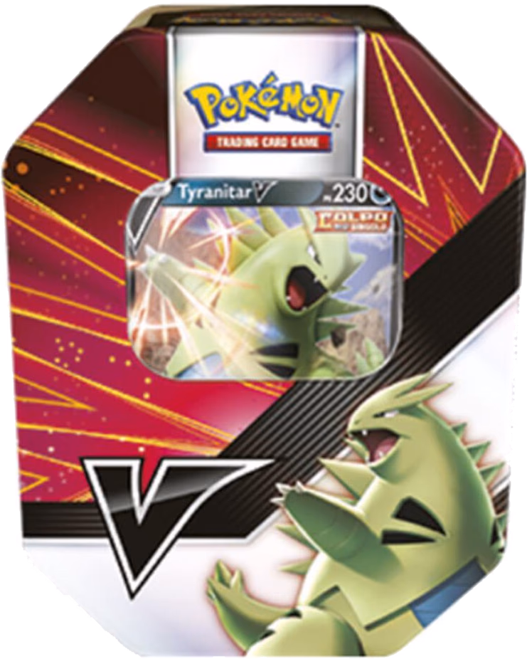 Pokemon Battle Styles V Strikers Tin [Tyranitar V] (International Version)